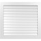 Ekena Millwork Vertical Surface Mount PVC Gable Vent: Functional, w/ 3-1/2"W x 1"P Standard Frame, 42"W x 38"H GVPVE42X3801SF - alternate 1